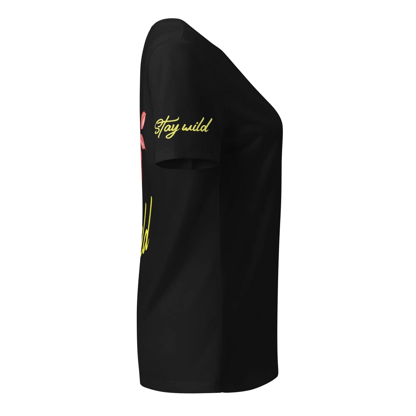 Stay Wild - Lockeres Shirt (V-Ausschnitt) - Marvelous Miss McCray