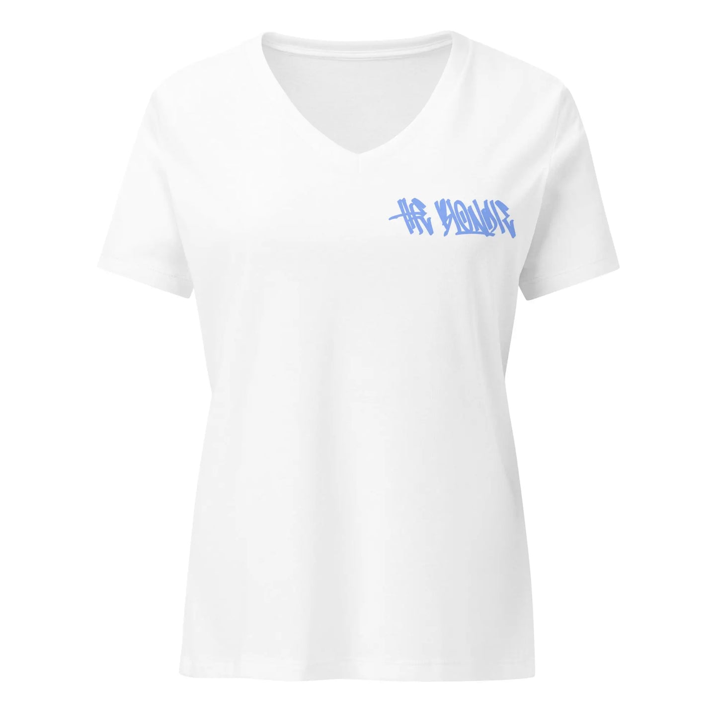 The Blondie - Lockeres Shirt (V-Ausschnitt) - Marvelous Miss McCray