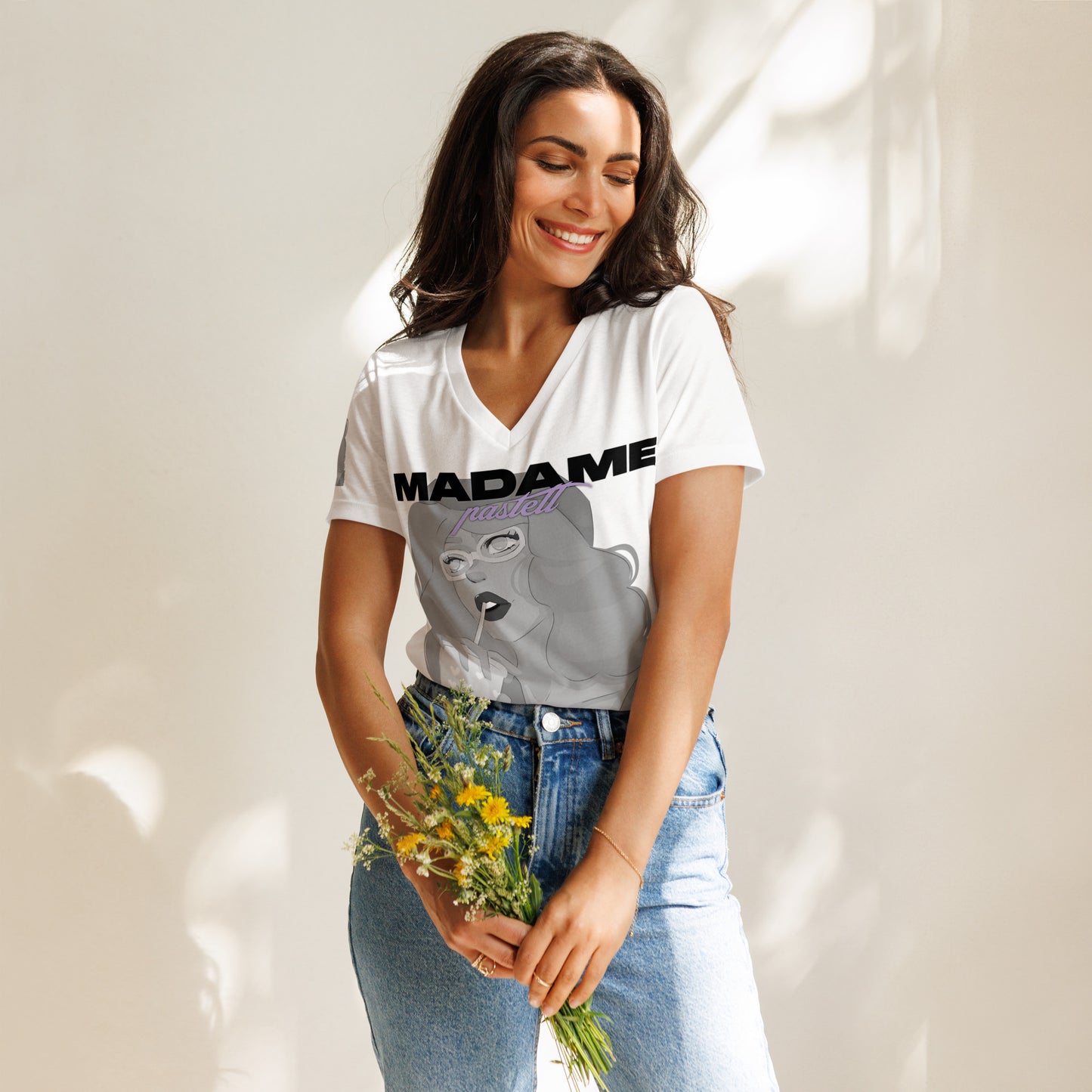 Madame Pastell - Lockeres T-Shirt - Shirts,Top
