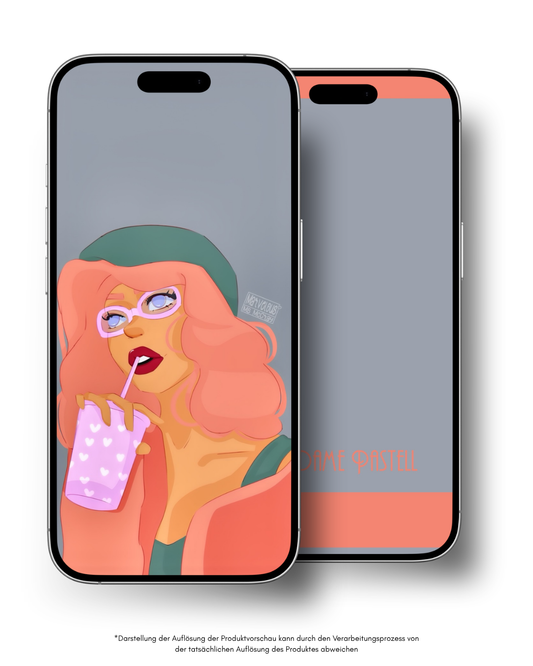 Madame Pastell - Smartphonewallpaper