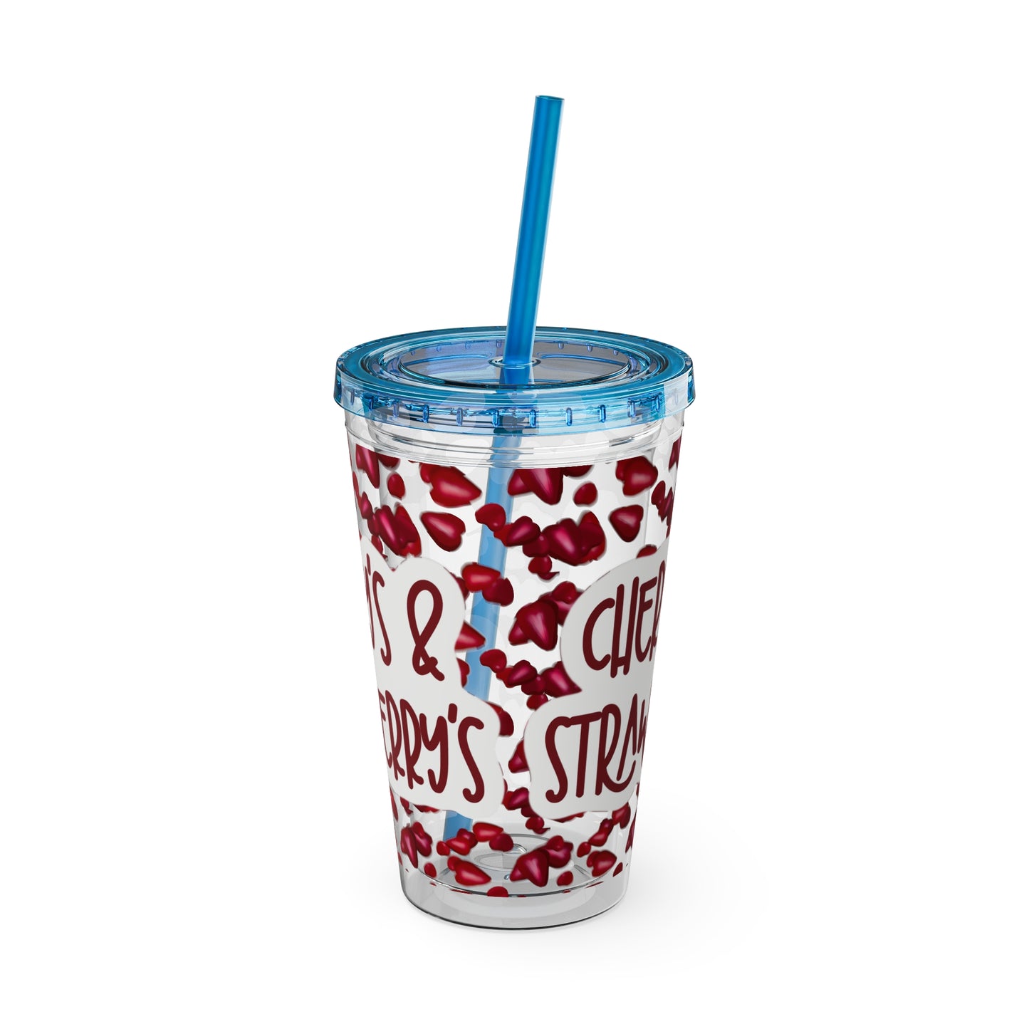 Cherry & Strawberry - Clear Cup