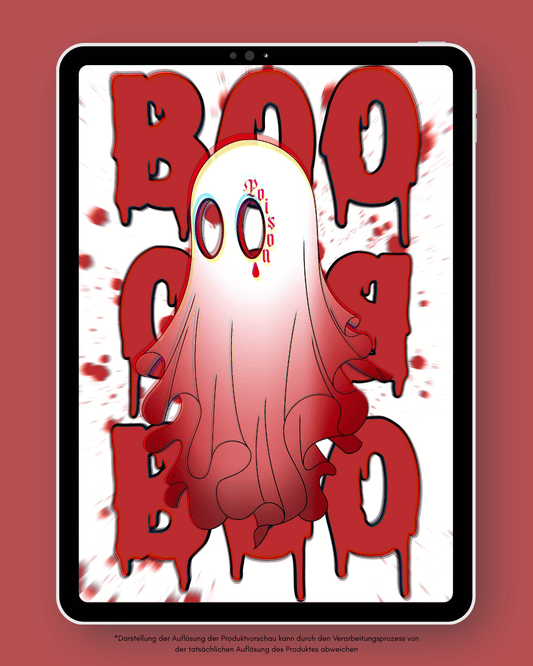 Red Boo - Tabletwallpaper