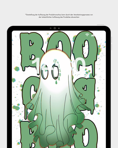 Green Boo - Tabletwallpaper