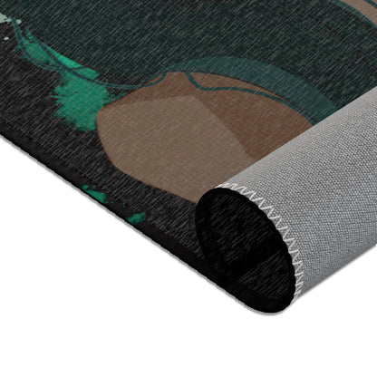 Black Whatever - Flat Teppich -   Home Decor