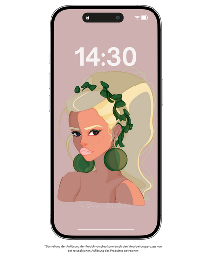 Green Bow - Smartphonewallpaper