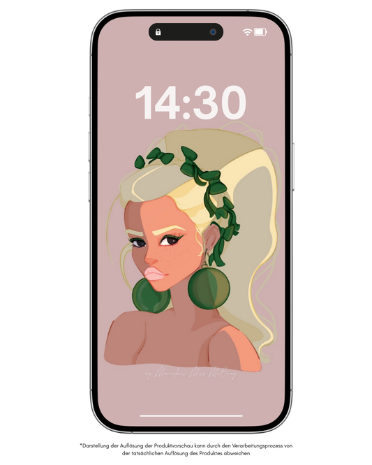 Green Bow - Smartphonewallpaper