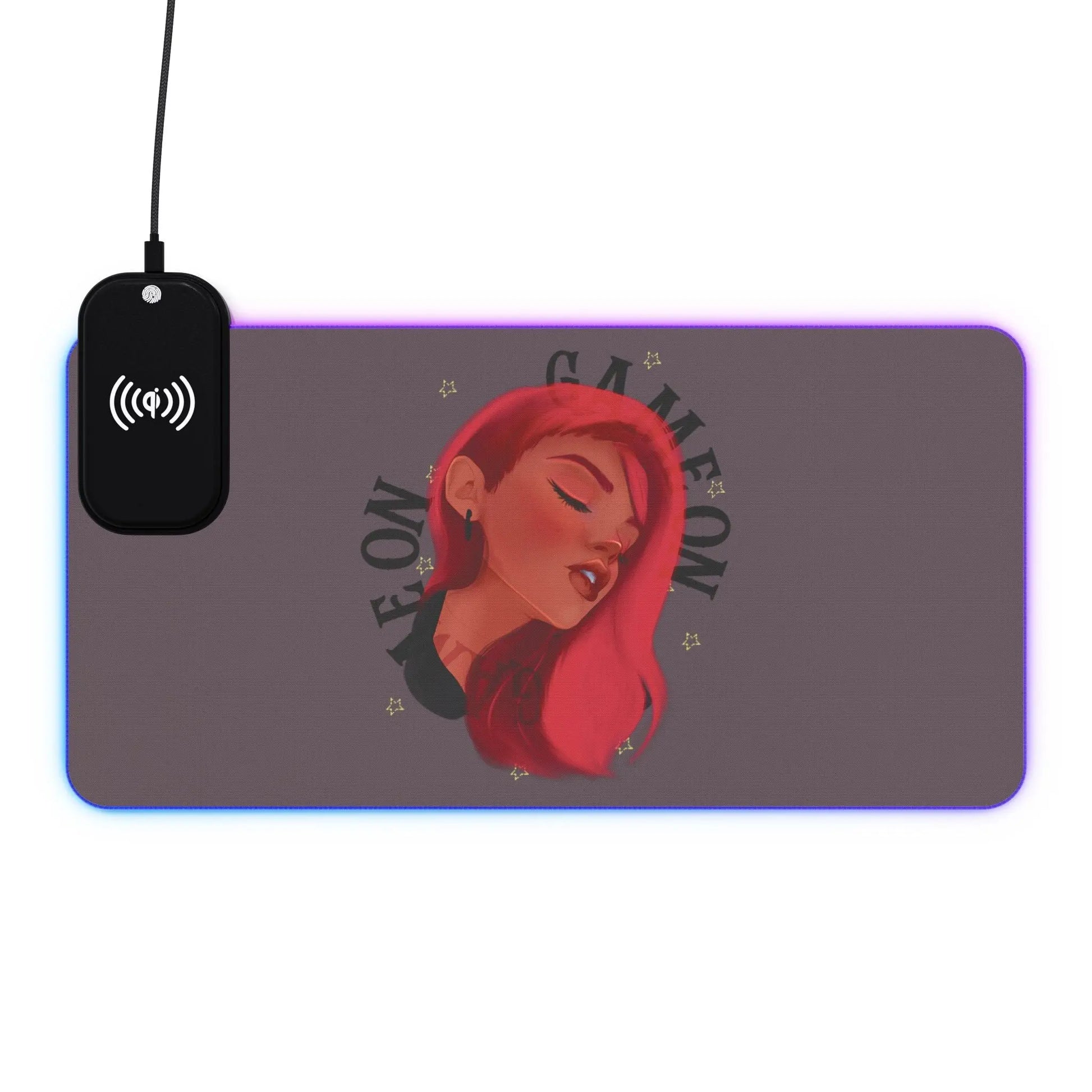 Game On - Gaming Mouse Pad with Wireless Charging - Marvelous Miss McCray 