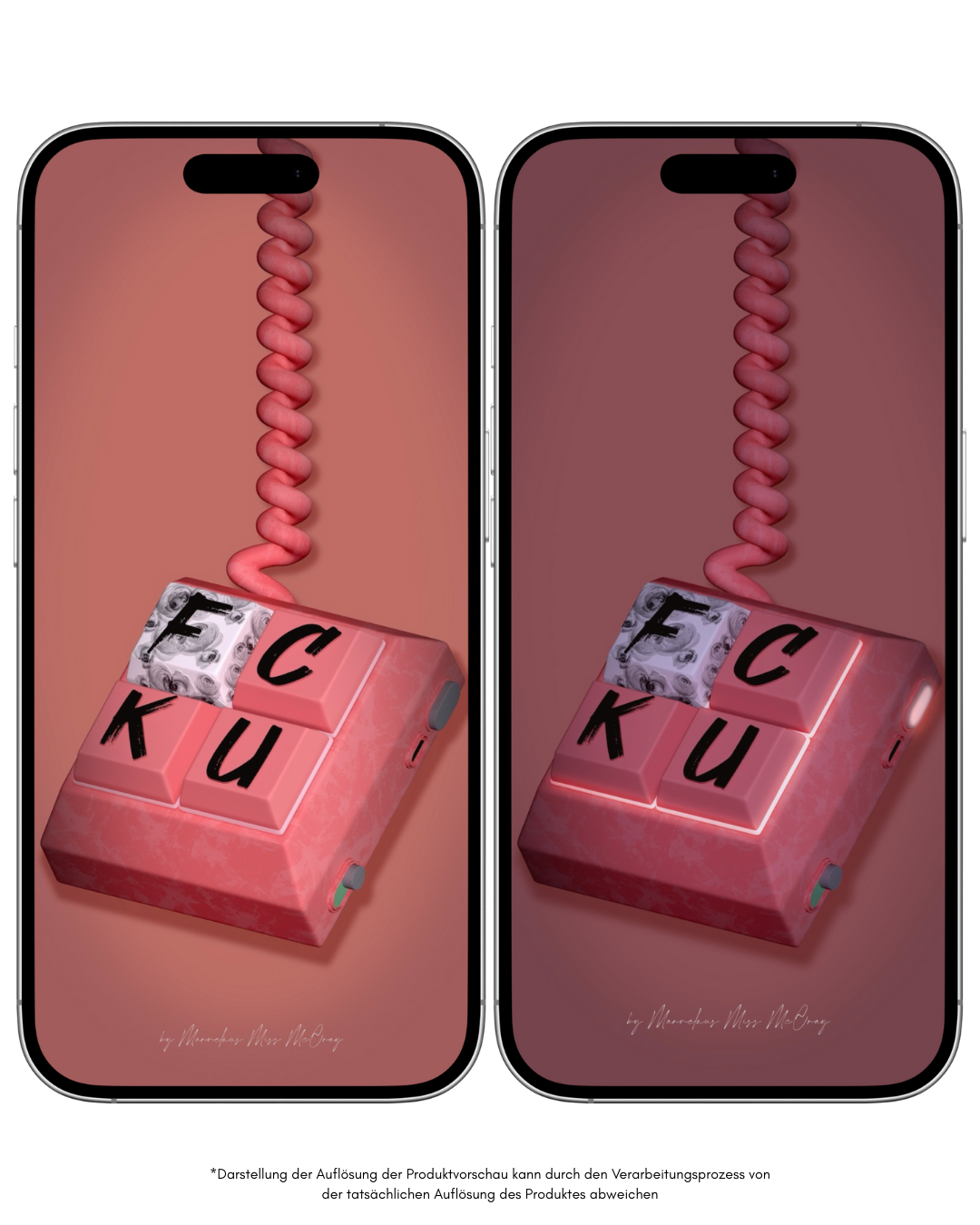 FCKU 3D Keyboard - Smartphonewallpaper