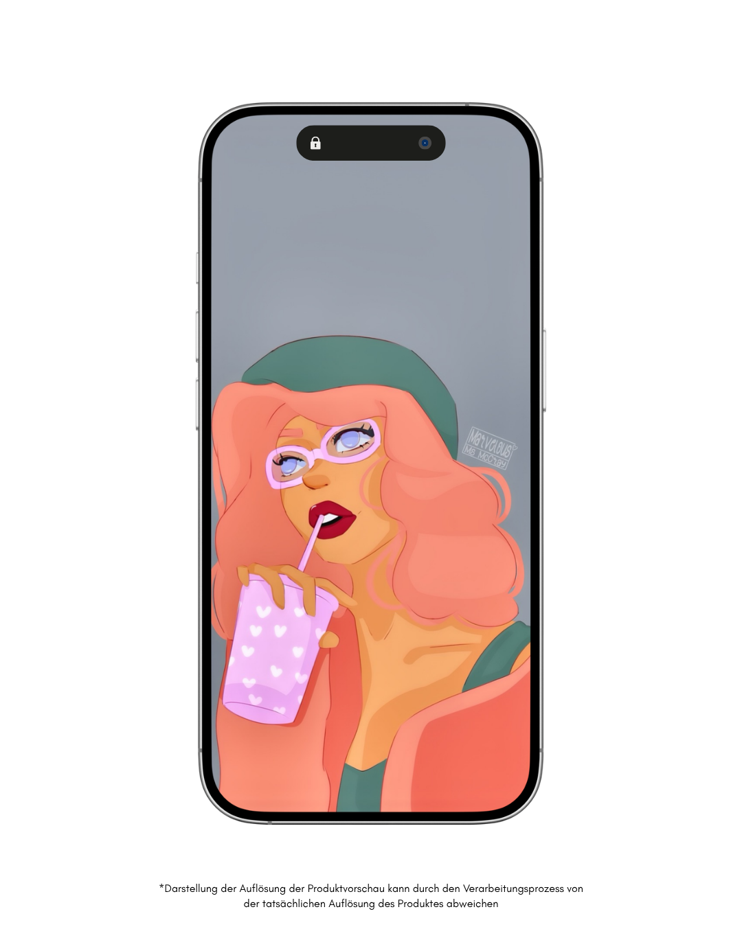 Madame Pastell - Smartphonewallpaper