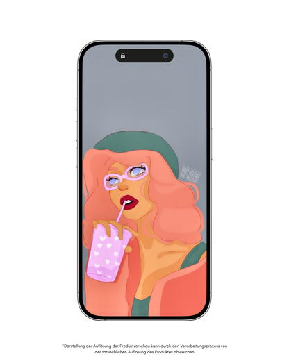 Madame Pastell - Smartphonewallpaper