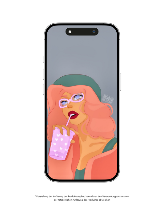 Madame Pastell - Smartphonewallpaper