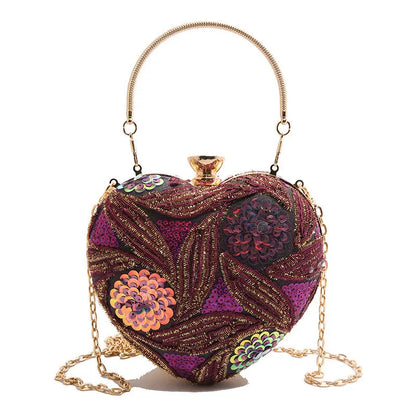 Women's Fashionable Sequins Shoulder Bag Retro - Marvelous Miss McCray
