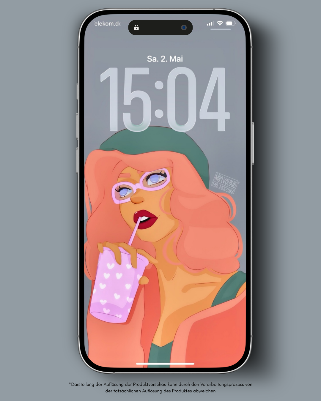 Madame Pastell - Smartphonewallpaper