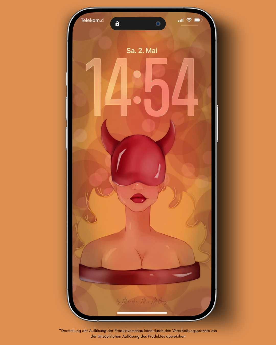 Red Pop Devil - Smartphonewallpaper