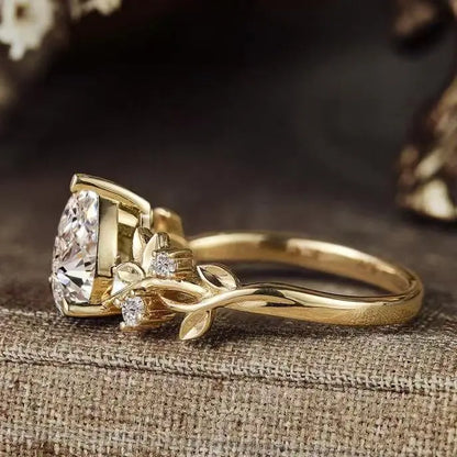 Twigs Ring Women's Stylish Water Drop Zircon - Marvelous Miss McCray