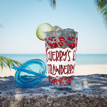 Cherry & Strawberry - Clear Cup