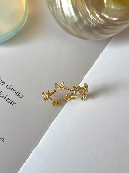 Niche Unique Korean Style Light Luxury High-grade Butterfly Ring - Marvelous Miss McCray