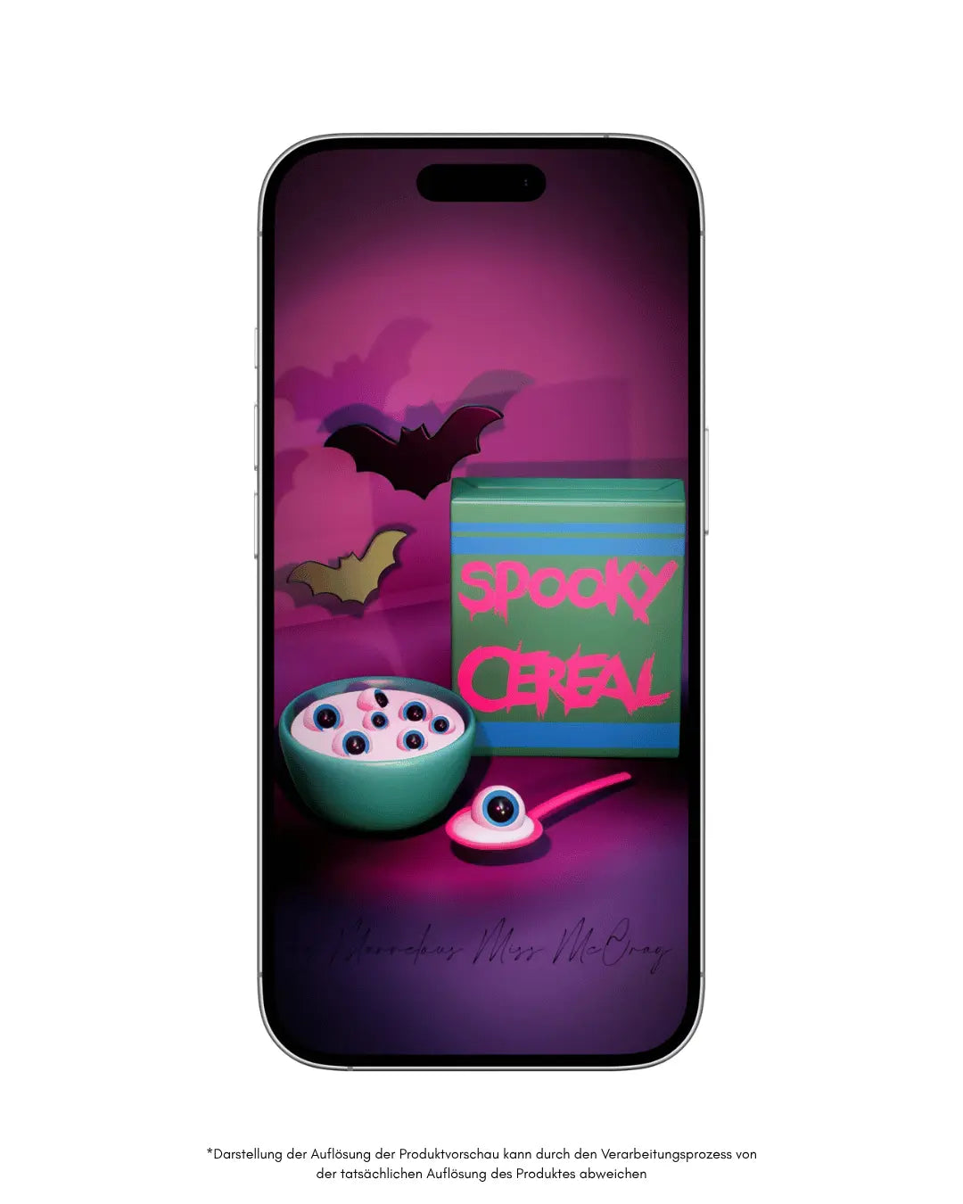 Spooky Cereal - Smartphonewallpaper - Marvelous Miss McCray 
