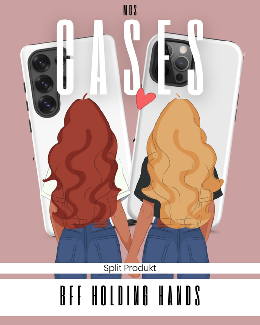 “BFF Holding Hands” phone case set
