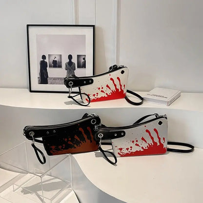 "Bloody Knife" - Schultertasche -    #