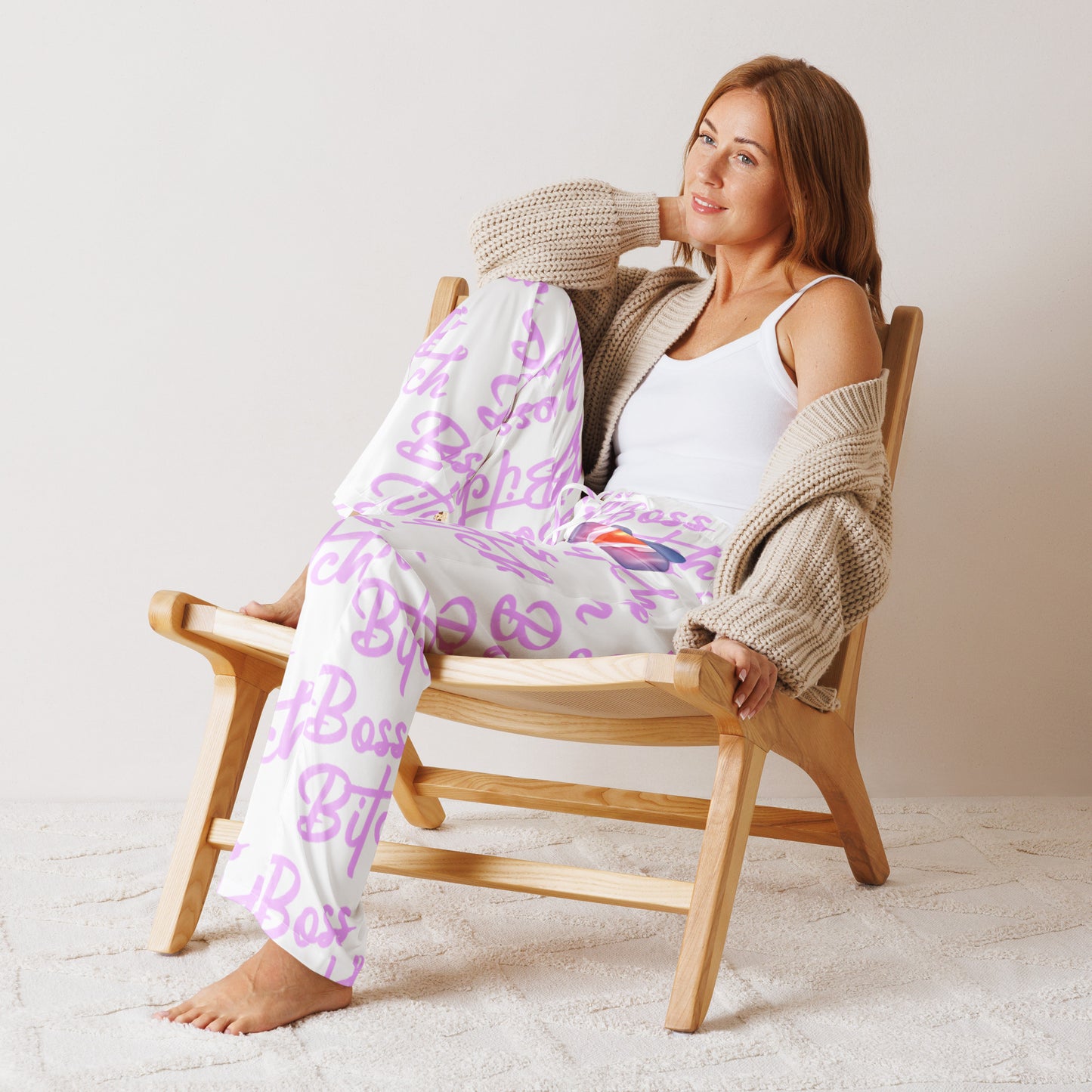 Boss Bitch - Lange Pyjama-Shorts -   PJ #