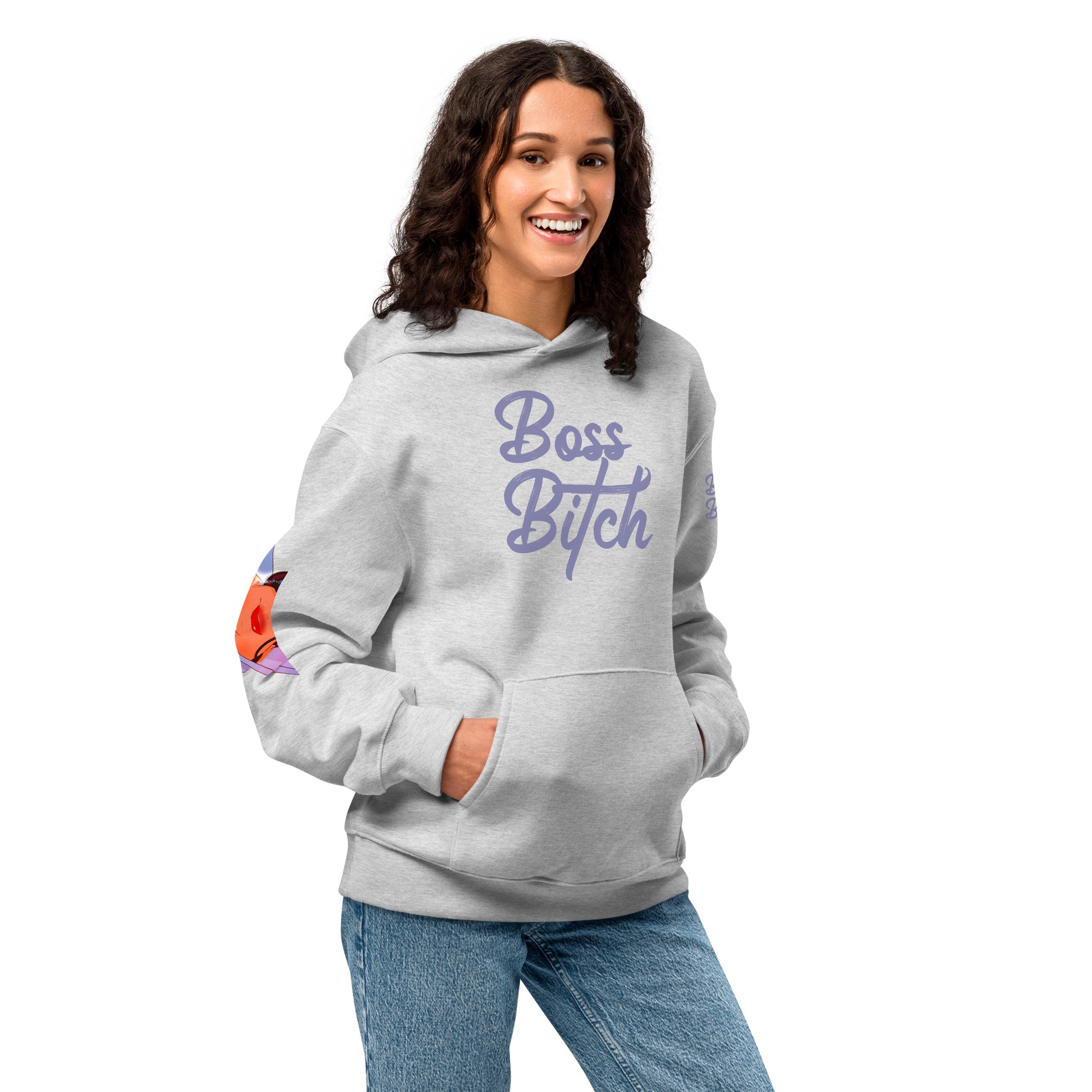 Boss Bitch - Oversized Hoodie -   Oversized Hoodie #