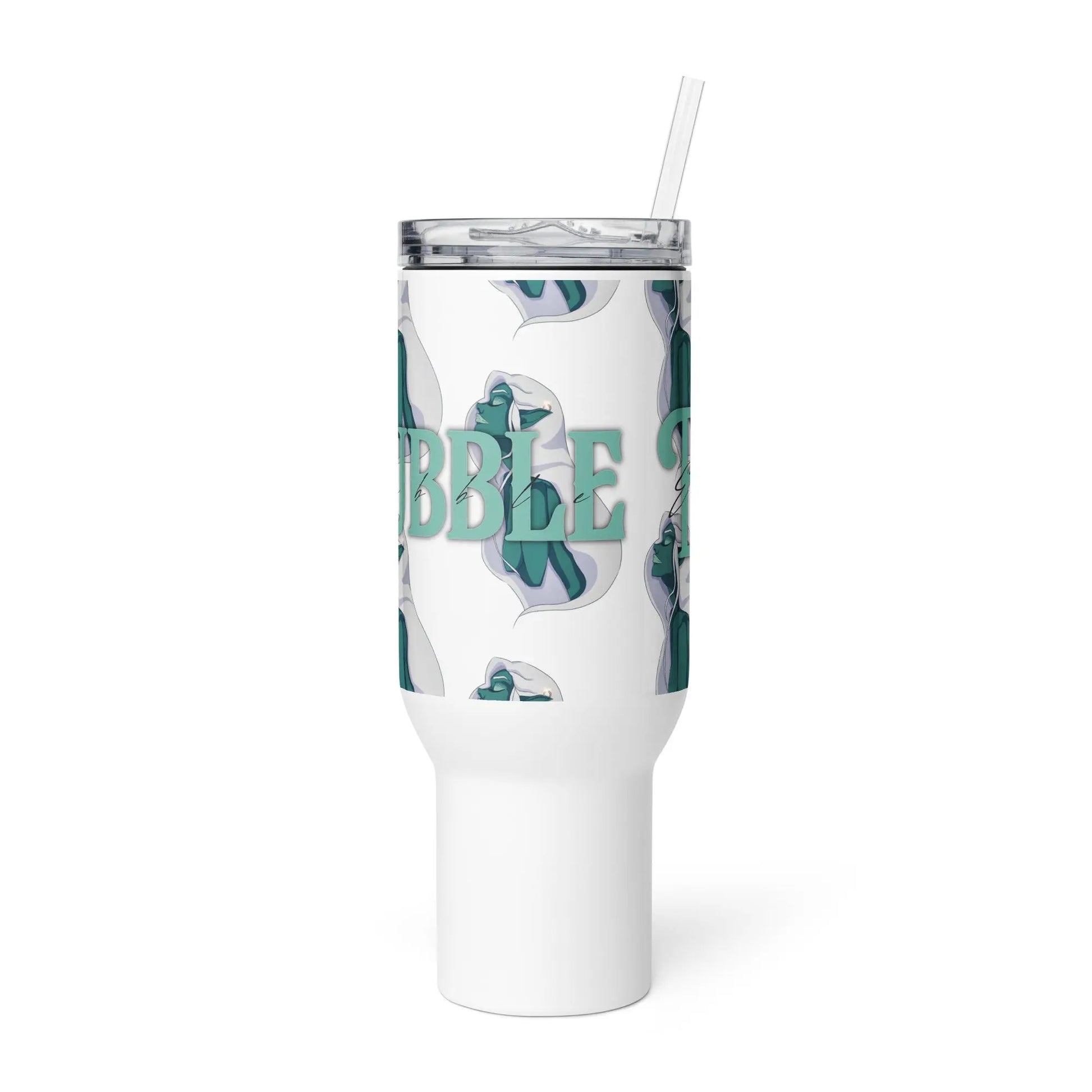 Bubble Elf - Tumbler -   Reisebecher mit Henkel, Edelstahl Trinkflasche mit Strohhalm #