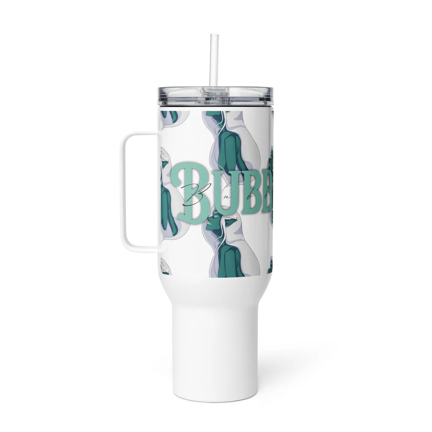 Bubble Elf - Tumbler -   Reisebecher mit Henkel, Edelstahl Trinkflasche mit Strohhalm #