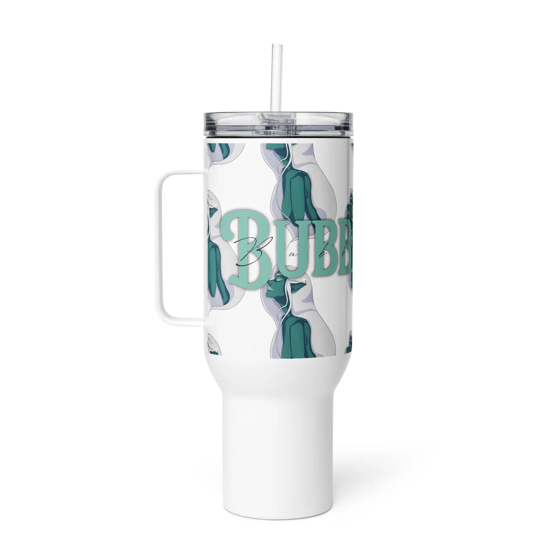 Bubble Elf - Tumbler -   Reisebecher mit Henkel, Edelstahl Trinkflasche mit Strohhalm #