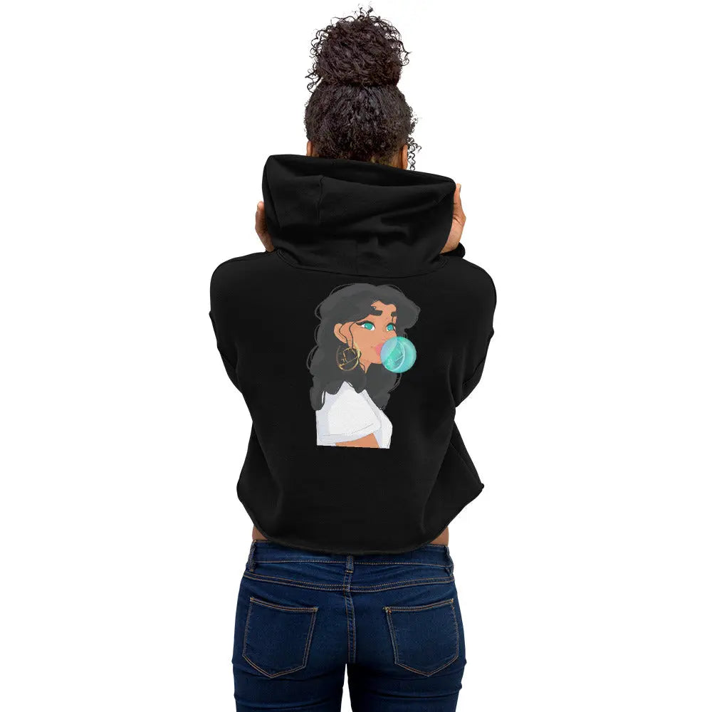 Bubble Gum - Crop-Hoodie -   Hoodies, Pullover, Jacken, Sweatpants, Jogginghosen, Hosen #