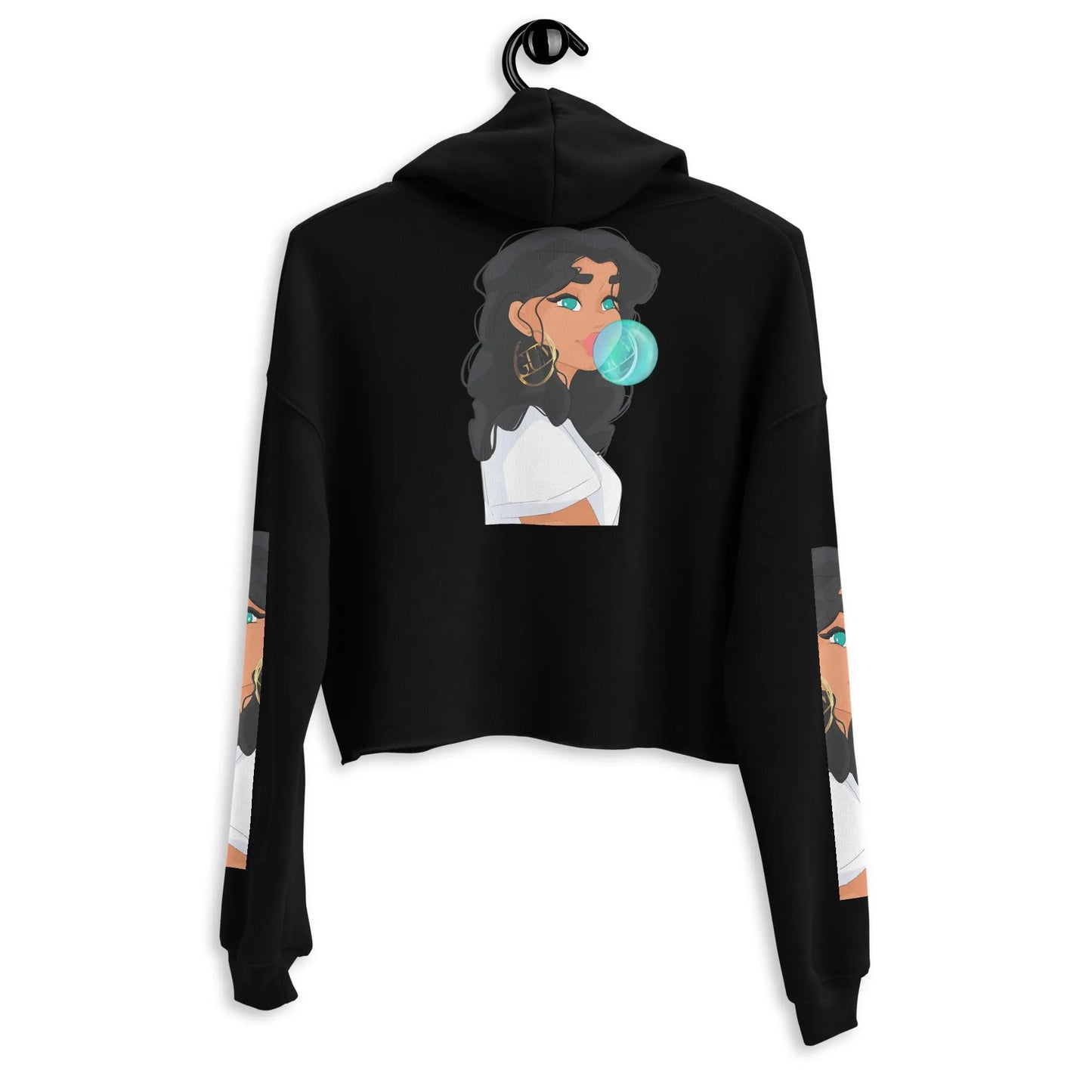 Bubble Gum - Crop-Hoodie -   Hoodies, Pullover, Jacken, Sweatpants, Jogginghosen, Hosen #