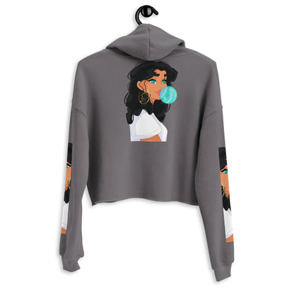 Bubble Gum - Crop-Hoodie -   Hoodies, Pullover, Jacken, Sweatpants, Jogginghosen, Hosen #