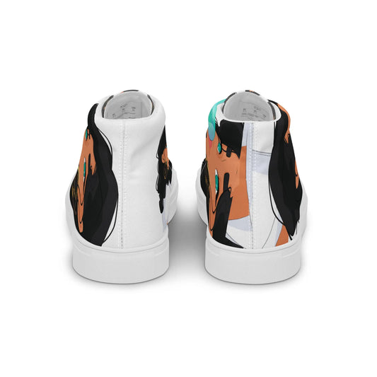 Bubble Gum - High-Top Sneaker -   Canvas High-Top Sneaker, Schlappen, Canvas-Schuhe, Canvas-Slipper #