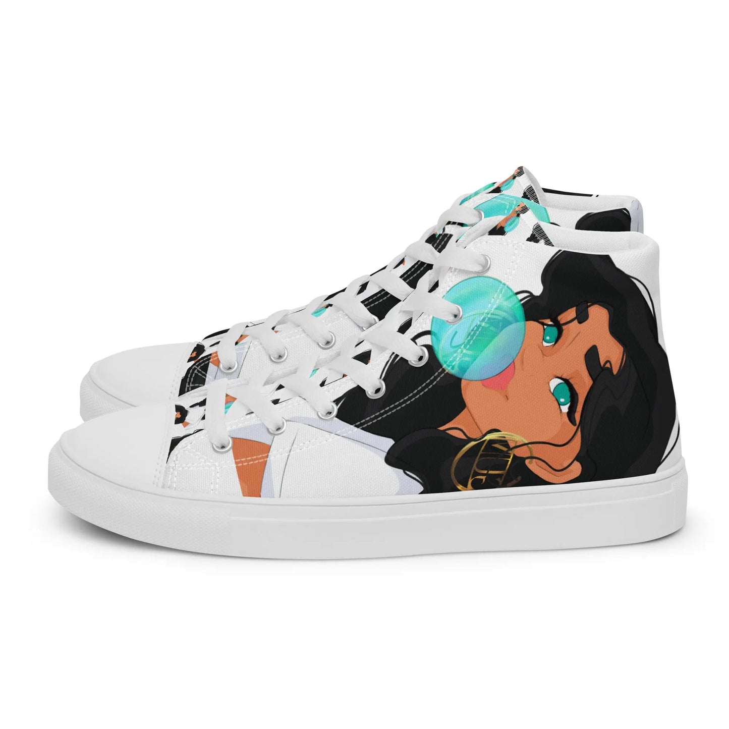 Bubble Gum - High-Top Sneaker -   Canvas High-Top Sneaker, Schlappen, Canvas-Schuhe, Canvas-Slipper #