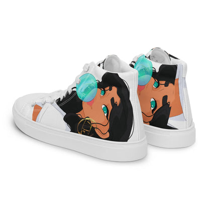 Bubble Gum - High-Top Sneaker -   Canvas High-Top Sneaker, Schlappen, Canvas-Schuhe, Canvas-Slipper #