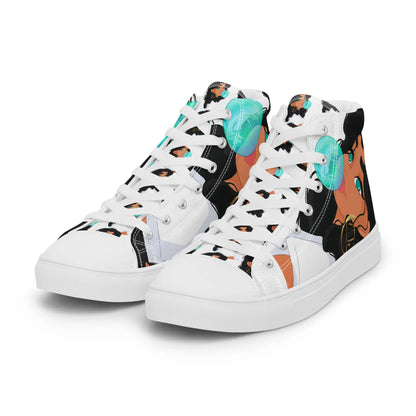 Bubble Gum - High-Top Sneaker -   Canvas High-Top Sneaker, Schlappen, Canvas-Schuhe, Canvas-Slipper #