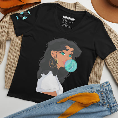 Bubble Gum - Lockeres T-Shirt -   Shirts,Top #