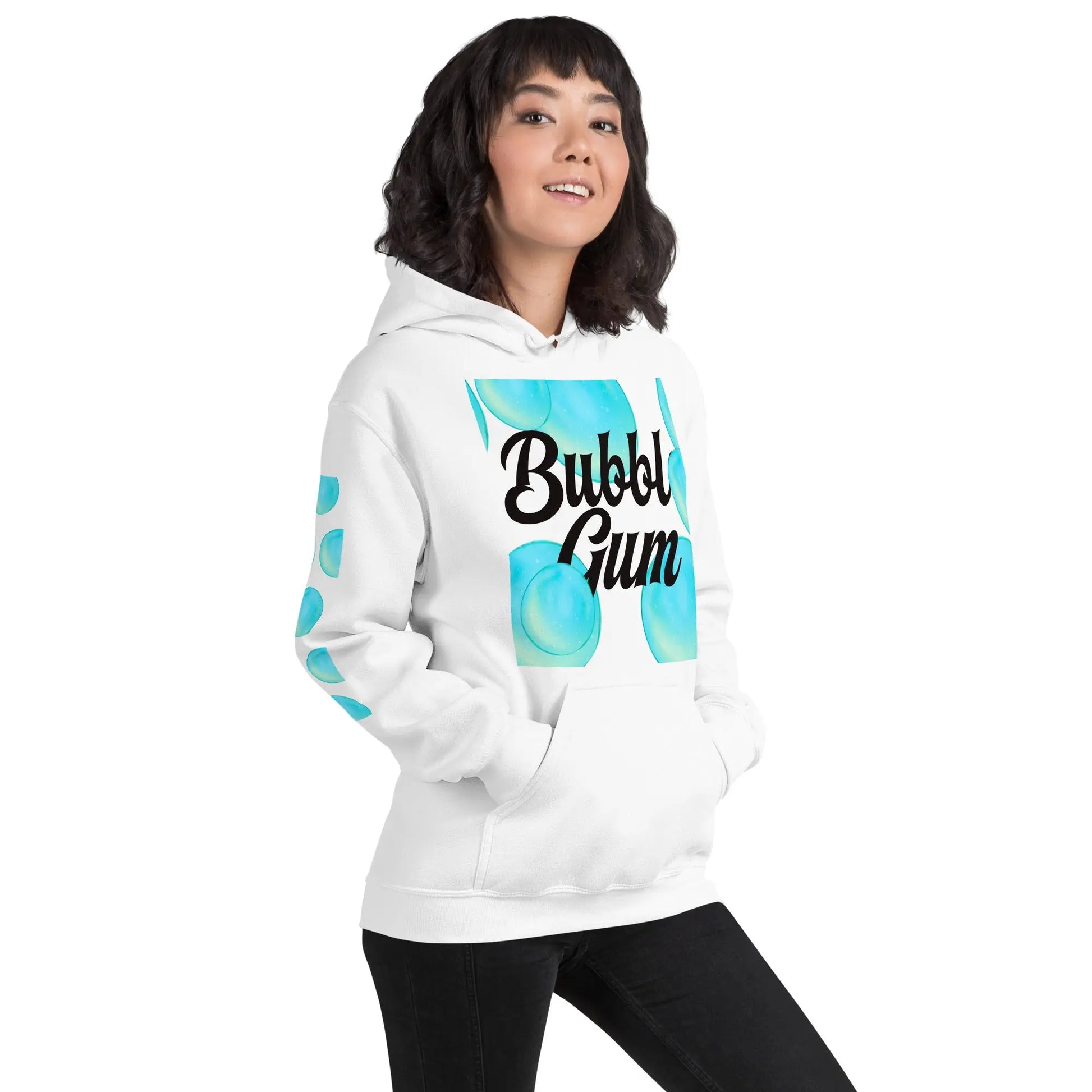 Bubble Gum - Unisex-Kapuzenpullover -   Hoodies, Pullover, Jacken, Sweatpants, Jogginghosen, Hosen #