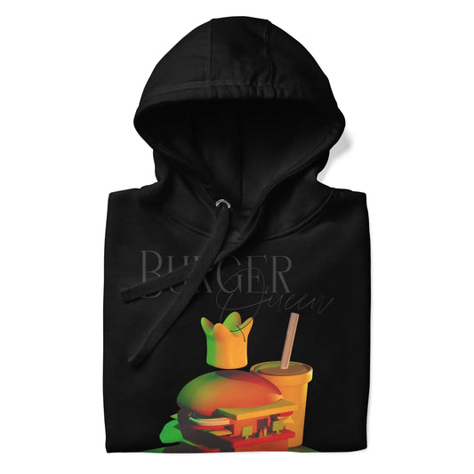 Burger Queen - Unisex-Kapuzenpullover -   Hoodies, Pullover, Jacken, Sweatpants, Jogginghosen, Hosen #