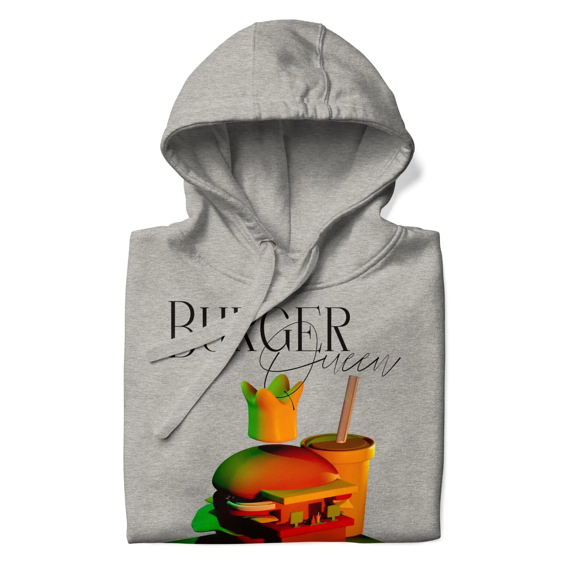 Burger Queen - Unisex-Kapuzenpullover -   Hoodies, Pullover, Jacken, Sweatpants, Jogginghosen, Hosen #