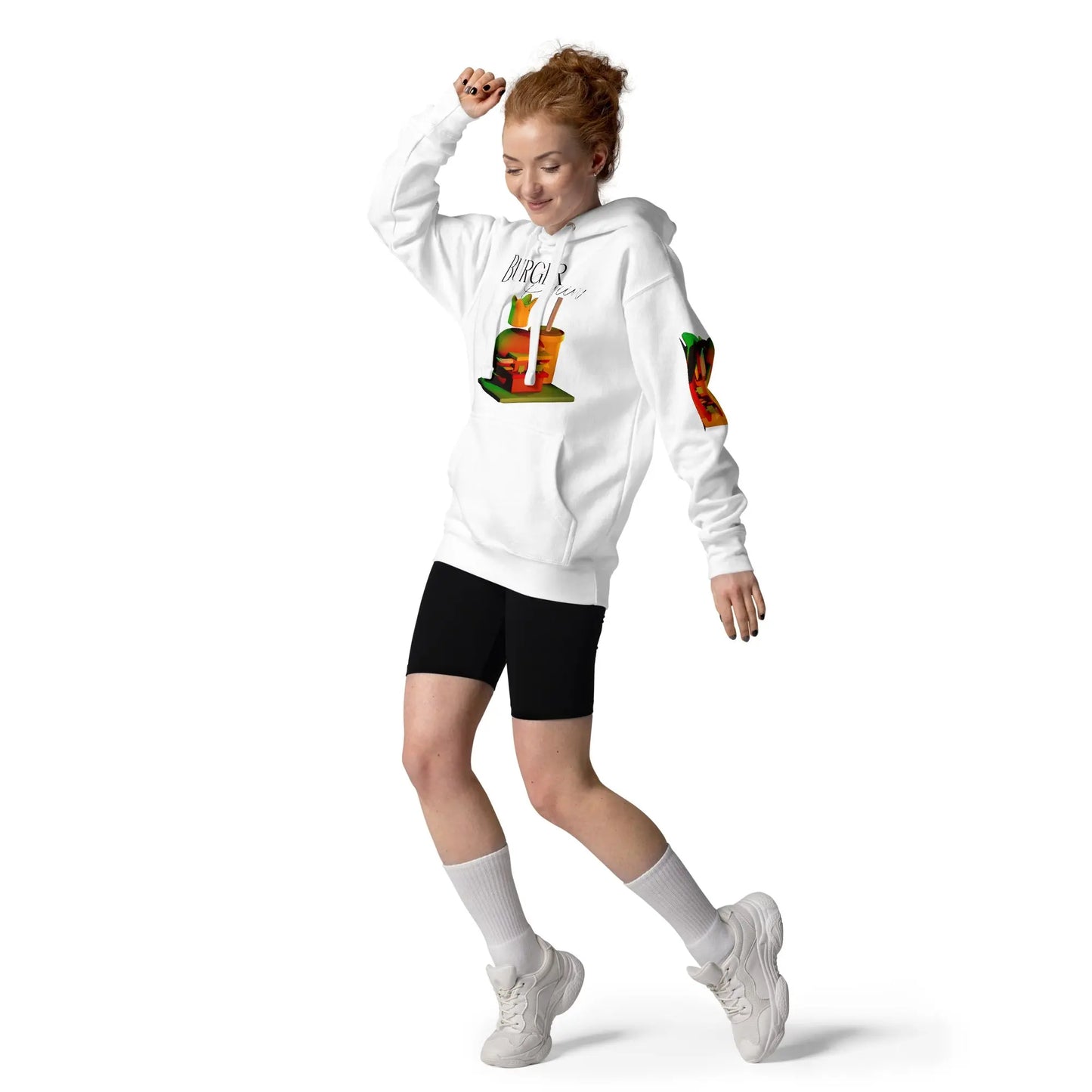 Burger Queen - Unisex-Kapuzenpullover -   Hoodies, Pullover, Jacken, Sweatpants, Jogginghosen, Hosen #