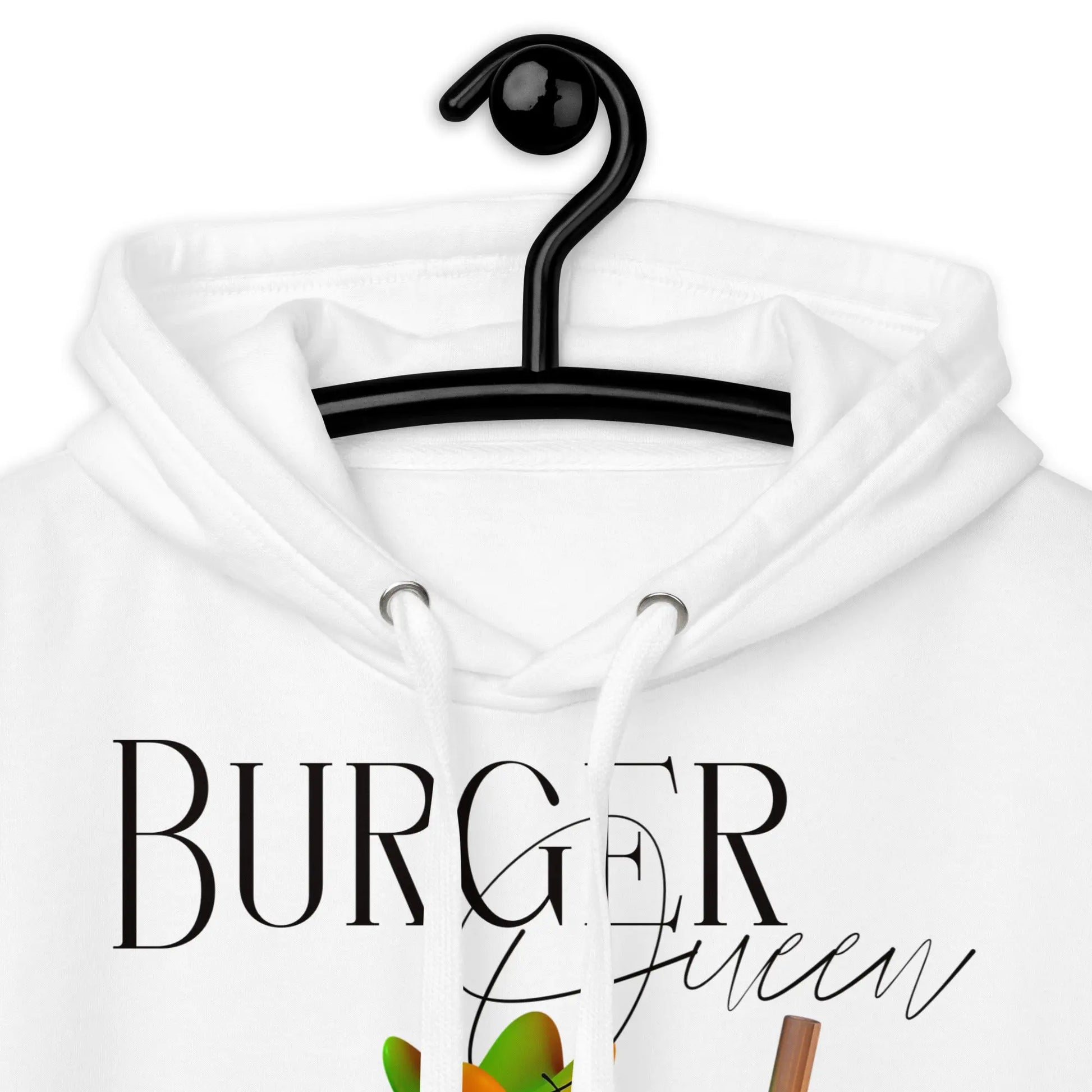 Burger Queen - Unisex-Kapuzenpullover -   Hoodies, Pullover, Jacken, Sweatpants, Jogginghosen, Hosen #