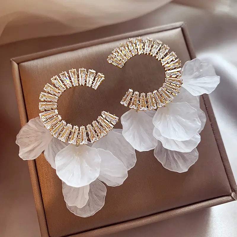 „C-Ring Shell Tassel“ Ohrringe -   0 #