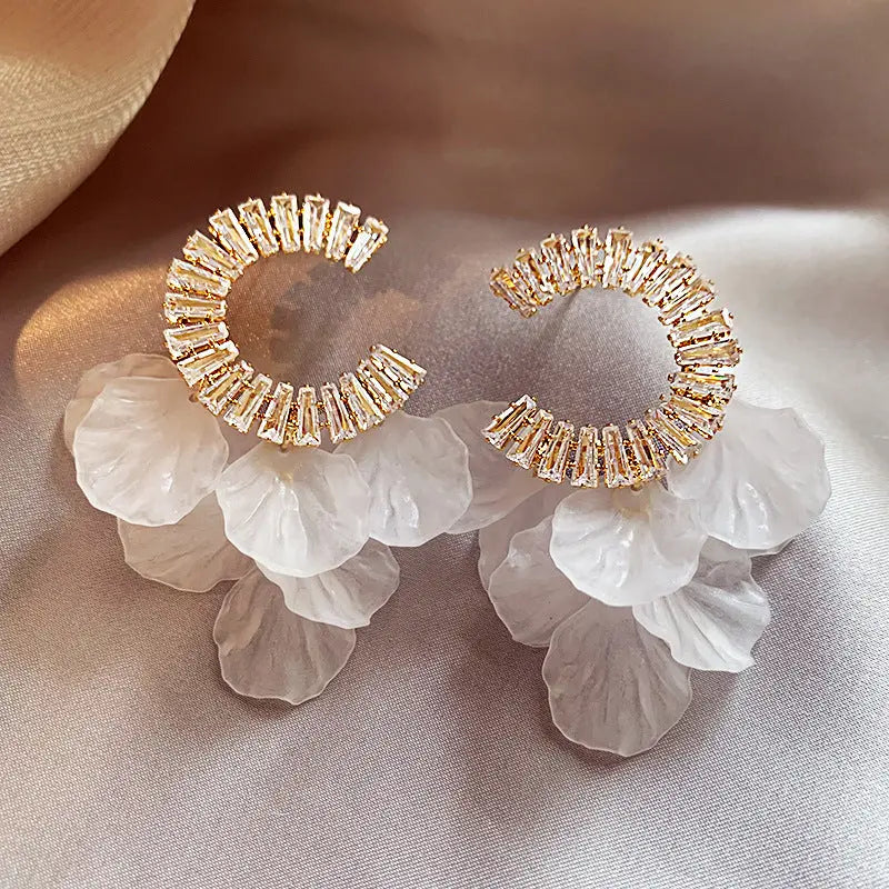 „C-Ring Shell Tassel“ Ohrringe -   0 #