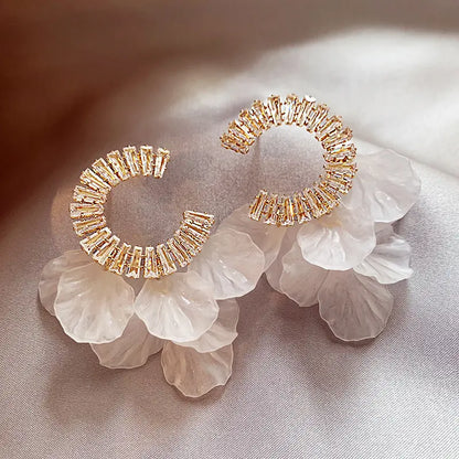 „C-Ring Shell Tassel“ Ohrringe -   0 #