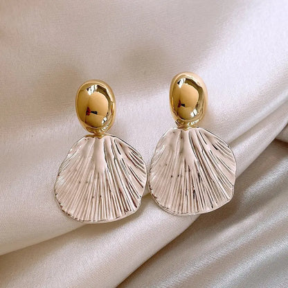 „C-Ring Shell Tassel“ Ohrringe -   0 #