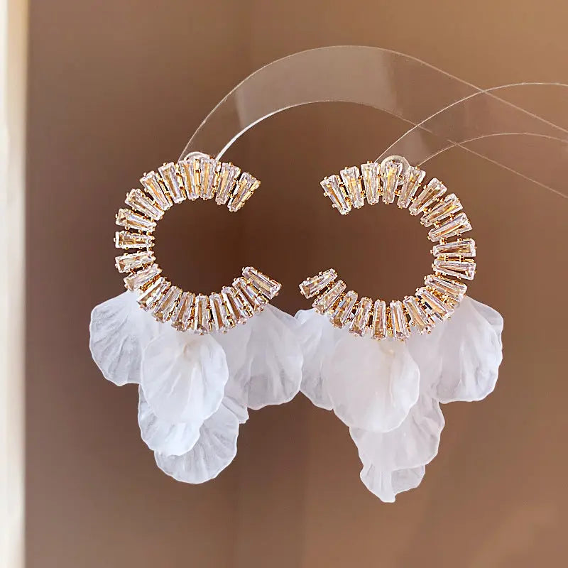 „C-Ring Shell Tassel“ Ohrringe -   0 #