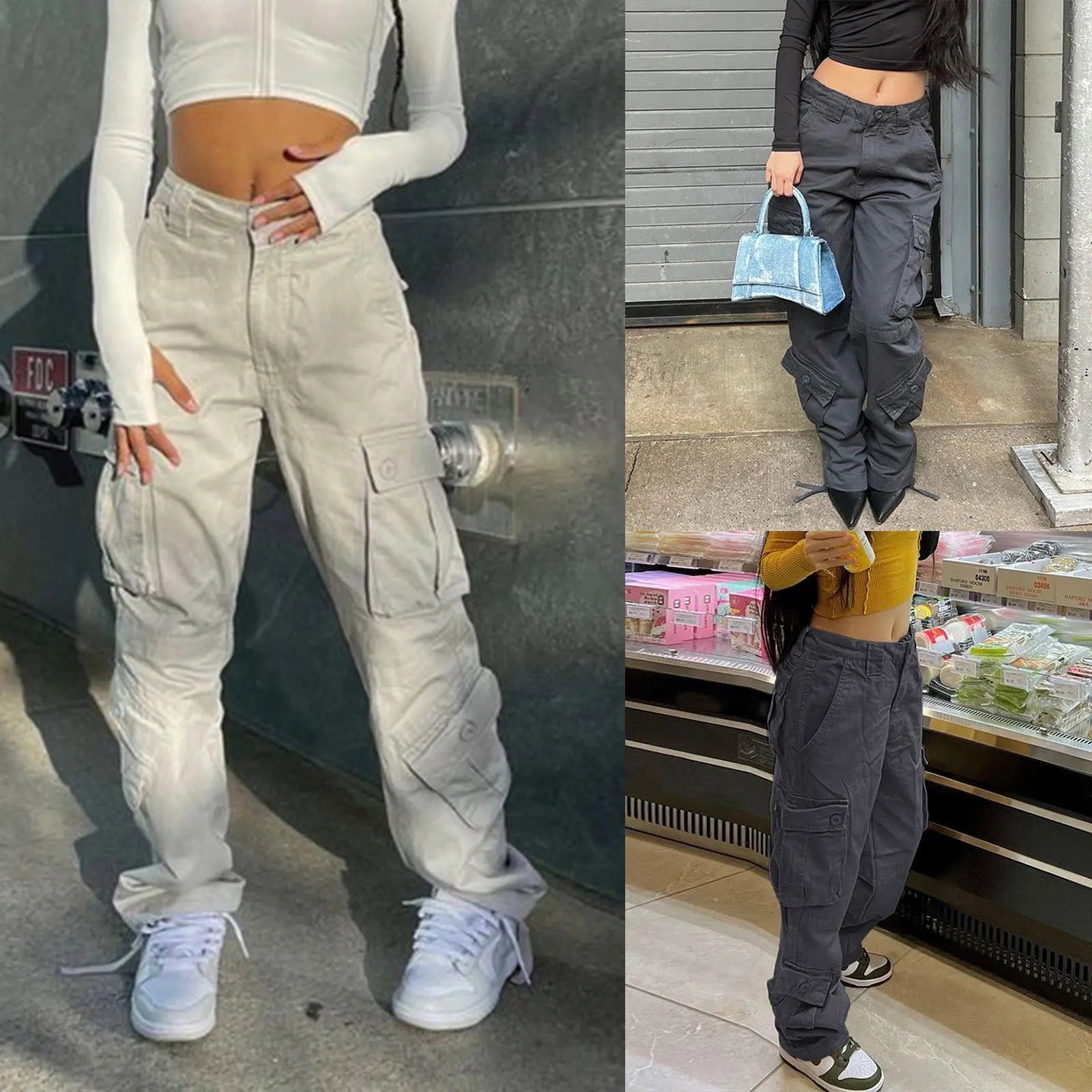 Cargo Workwear Jeans -   Jeans #