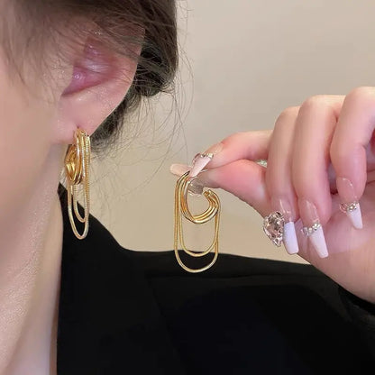 'Chain Fringe' - Ohrringe -   Schmuck #