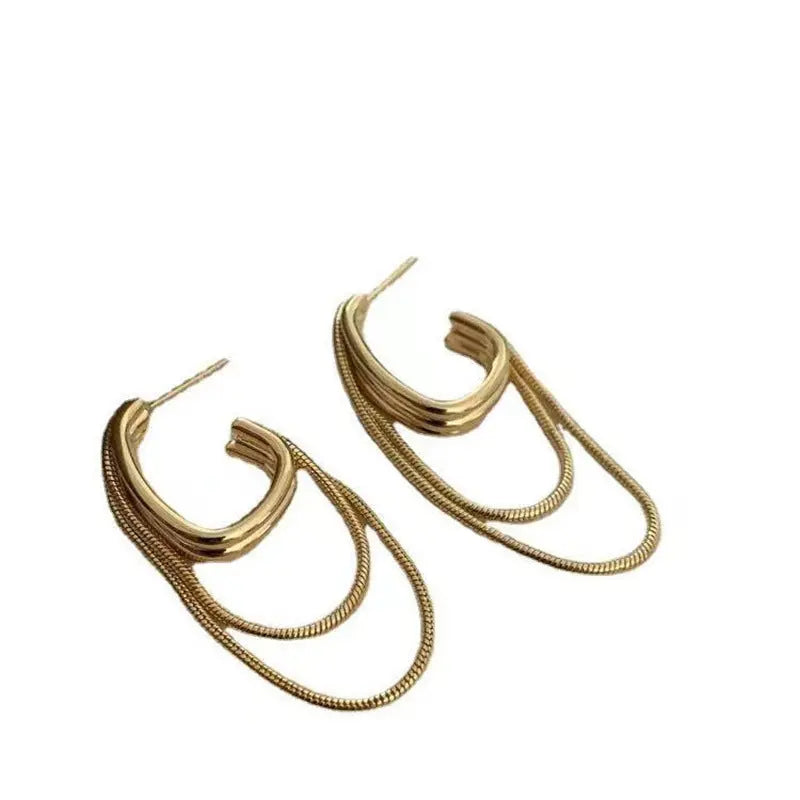 'Chain Fringe' - Ohrringe -   Schmuck #